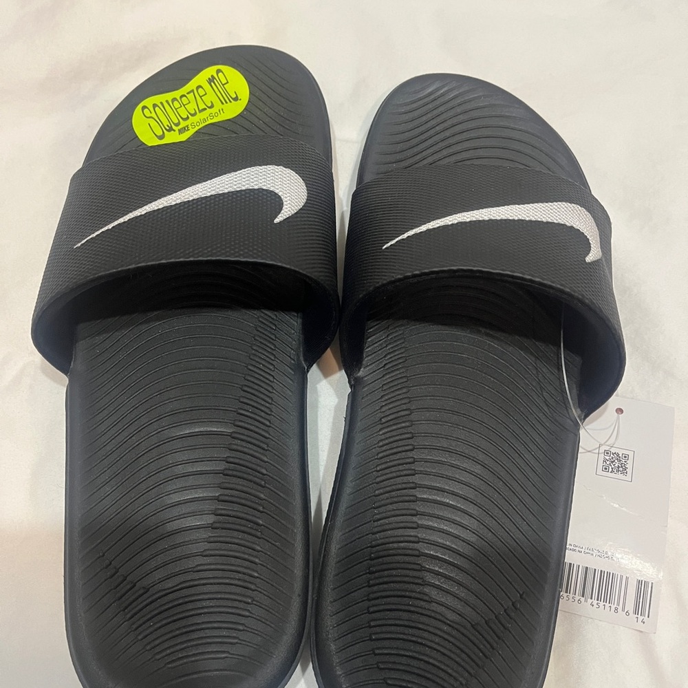 Nike Black Slides